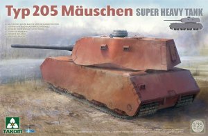 Takom 2159 - 1:35 Typ 205 Mäuschen Super Heavy Tank