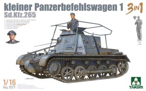 Takom 1017 - 1:16 Sd.Kfz.265 Kleiner Panzerbefehlswagen 1 3 in 1