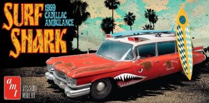 AMT 1242 - 1:25 Surf Snark 1959 Cadillac Ambulance