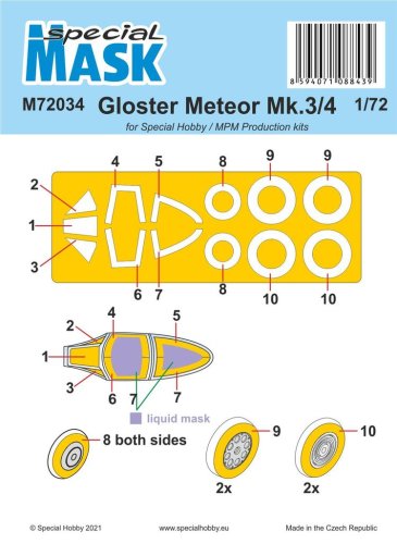 Go to product Special Hobby M72034 - 1:72 Gloster Meteor Mk.3/4