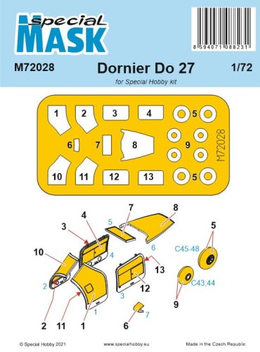 Go to product Special Hobby M72028 - 1:72 Dornier Do 27
