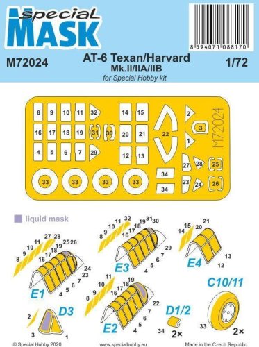 Go to product Special Hobby M72024 - 1:72 AT-6 Texan/Harvard Mk.II/IIa/Iib