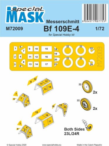 Go to product Special Hobby M72009 - 1:72 Messerschmitt BF 109E-4