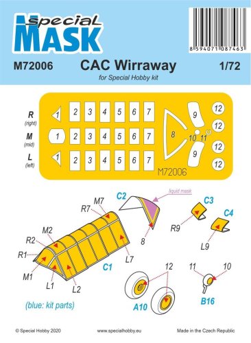 Go to product Special Hobby M72006 - 1:72 CAC Wirraway