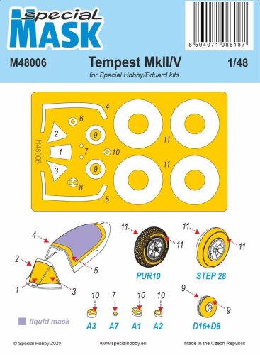 Go to product Special Hobby M48006 - 1:48 Tempest MkII/V