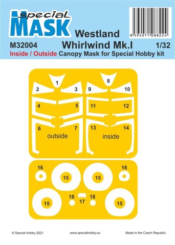 Go to product Special Hobby M32004 - 1:32 Westland Whirlwind Mk.I Inside/Outside