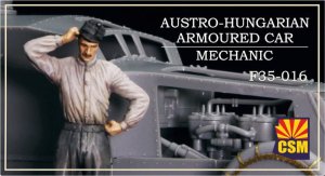 Copper State Models CSM F35016 - 1:35 Austro-Hungarian Armoured Car Mechanic
