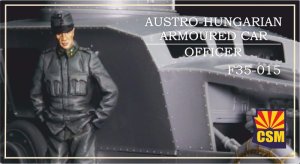 Copper State Models CSM F35015 - 1:35 Austro-Hungarian Armoured Car Officer