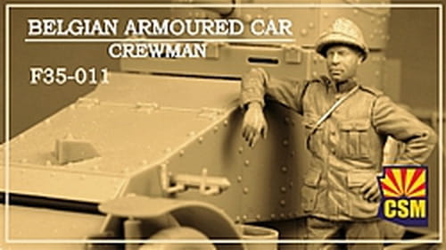 Go to product Copper State Models CSM F35011 - 1:35 Belgian Armoured Car Crewman