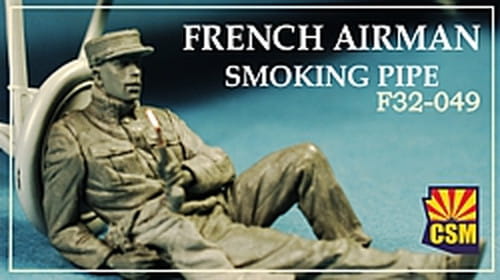 Go to product Copper State Models CSM F32049 - 1:32 French Airman Smoking Pipe WWI Figures