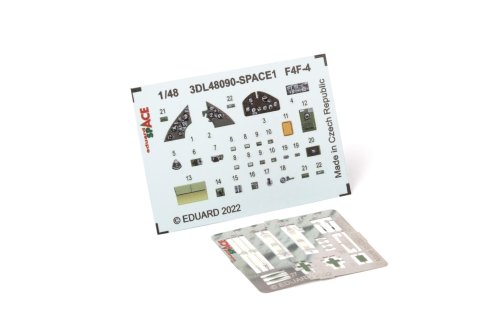 Go to product Eduard 3DL48090 - 1:48 F4F-4 Space 3D Decals + PE