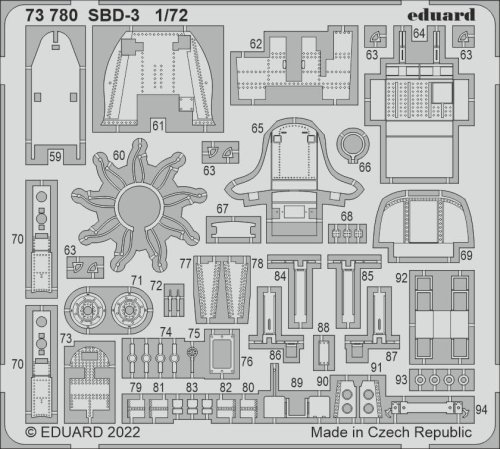 Go to product Eduard 73780 - 1:72 SBD-3