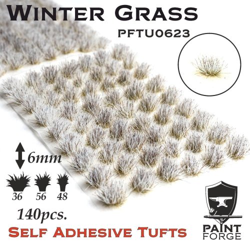 Go to product Paint Forge TU0623 - Kępy traw 6 mm x 120 szt - Winter Grass