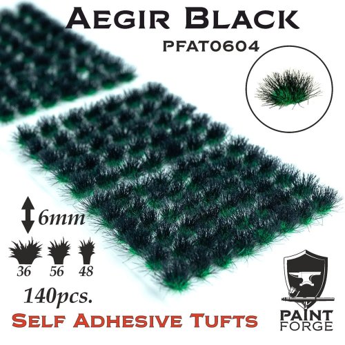 Go to product PAINT FORGE AT0604 - Grass tufts 6 mm x 140 szt - Aegir Black