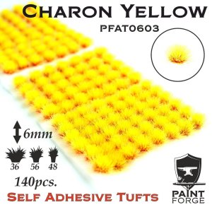 PAINT FORGE AT0603 - Grass tufts 6 mm x 140 szt - Charon Yellow