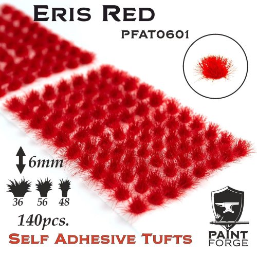 Go to product PAINT FORGE AT0601 - Grass tufts 6 mm x 140 szt - Eris Red