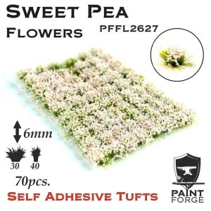 PAINT FORGE 27-20 - Flower tufts - 6mm x 50 szt - Sweet Pea Flowers