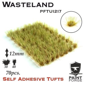PAINT FORGE 17-12 - Kępy traw 12 mm x 50 szt - Wasteland