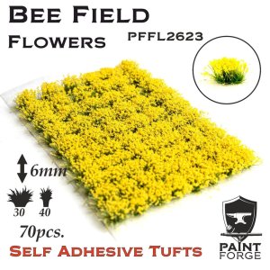 PAINT FORGE 24-20 - Flower tufts - 6mm x 50 szt - Bee Field Flowers
