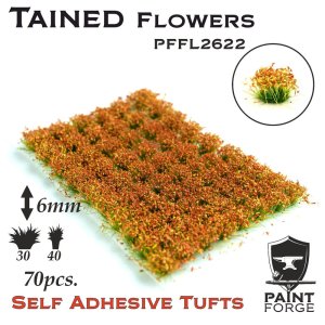 PAINT FORGE 22-20 - Flower tufts - 6mm x 50 szt - Tained Flowers