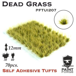 PAINT FORGE 07-12 - Kępy traw 12 mm x 50 szt - Dead Grass
