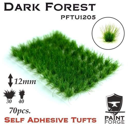 Go to product PAINT FORGE 05-12 - Kępy traw 12 mm x 50 szt - Dark Forest