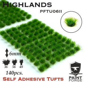 PAINT FORGE 11-06 - Kępy traw 6 mm x 120 szt - Highlands