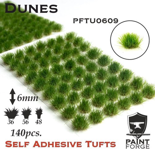 Go to product PAINT FORGE 09-06 - Kępy traw 6 mm x 120 szt - Dunes