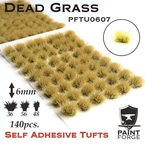 Go to product PAINT FORGE 07-06 - Kępy traw 6 mm x 120 szt - Dead Grass