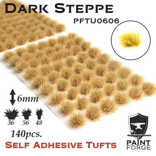 Go to product PAINT FORGE 06-06 - Kępy traw 6 mm x 120 szt - Dark Steppe