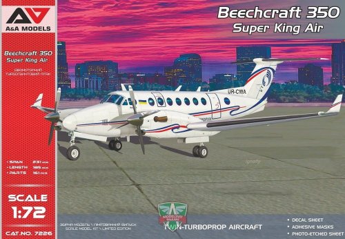 Go to product A&A Models 7226 - 1:72 Beechcraft 350 Super King Air