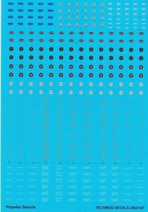 Techmod 24021 - 1:24 Propeller decals