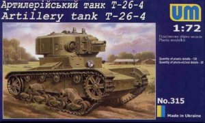 Unimodels UM-MT 315 - 1:72 Artillery Tank T-26-4