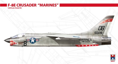 Go to product Hobby 2000 48021 - 1:48 F-8E Crusader Marines