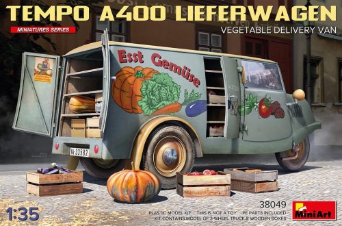 Go to product Miniart 38049 - 1:35 Tempo A400 Lieferwagen Vegetable Delivery Van
