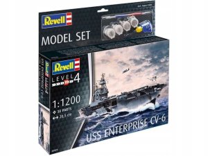 Revell 65824 - 1:1200 USS Enterprise CV-6 model set