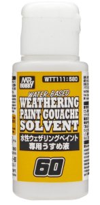 Mr.Hobby WTT111 - Mr. Water Based Weathering Gouache Thinner 60 ml