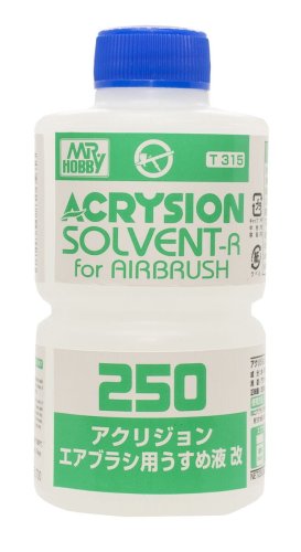 Go to product Mr.Hobby T315 - Acrysion Solvent-R for Airbrush 250ml
