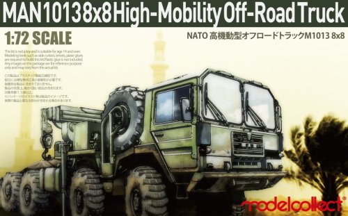 Go to product Modelcollect UA72342 - 1:72 MAN 1013 8X8 High-Mobility Off-Road Truck