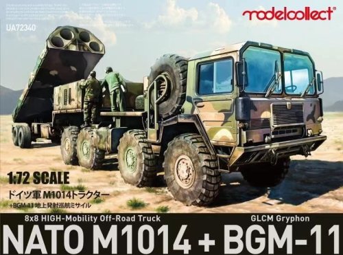 Go to product Modelcollect UA72340 - 1:72 NATO M1014 8X8 High-Mobility Off-Road Truck + BGM-11 GLCM Gryphon