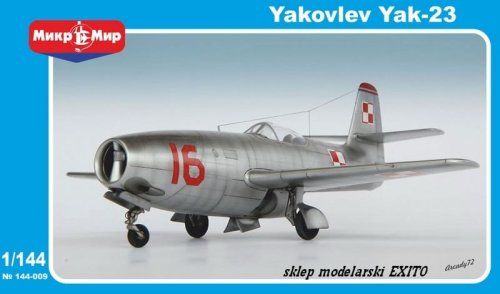 Go to product MIKROMIR 144009 - 1:144 Yakovlev Yak-23