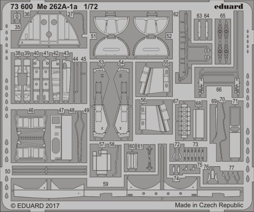 Go to product Eduard 73600 - 1:72 Me 262A-1a