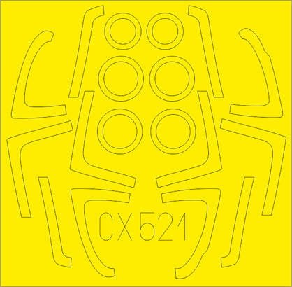 Go to product EDUARD CX521 - 1:72 F/A-18E Tface