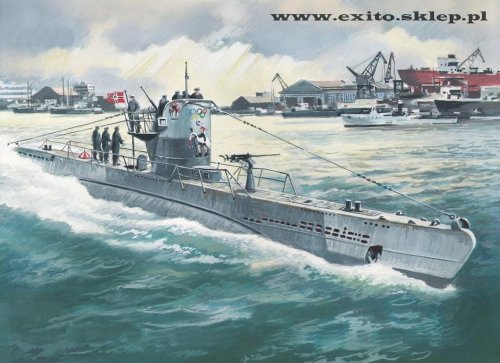 Go to product ICM S.010 - 1:144 U-Boat Type IIB (1943) German Submarine