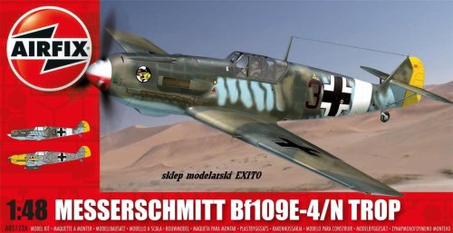 Go to product AIRFIX 05122A - 1:48 Messerschmitt Bf 109E-4/N Trop