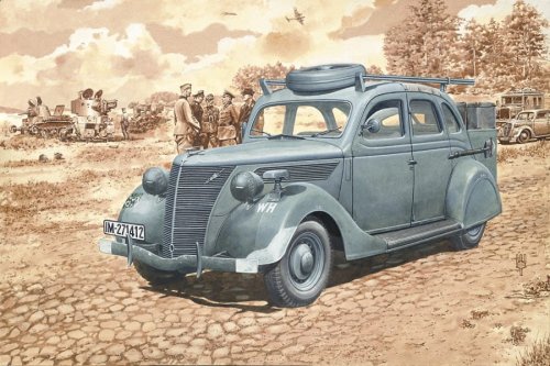 Go to product Roden 818 - 1:35 Ford V-8-G81A Funkwagen