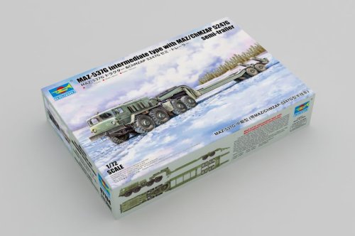 Go to product Trumpeter 07194 - 1:72 MAZ-537G intermediate type with MAZ/ChMZAP 5247G semi-trailer