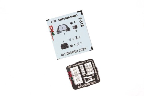 Go to product Eduard 3DL72006 - 1:72 P-51B Space 3D Decals + PE
