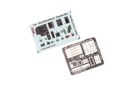 Go to product Eduard 3DL48094 - 1:48 Beaufort Mk.I Space 3D Decals + PE