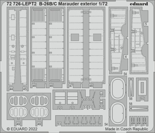 Go to product Eduard 72726 - 1:72 B-26B/C Marauder exterior